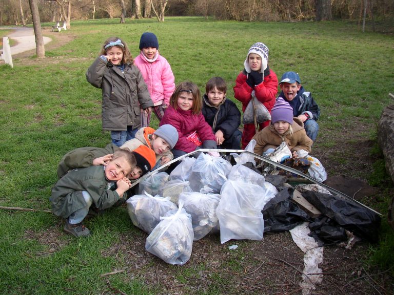Biber säubern den Bach 2004