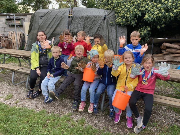 Outdoor-Biber haben Spaß!